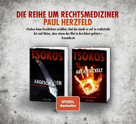 Rechtsmediziner Paul Herzfeld Bücher in der richtigen Reihenfolge.